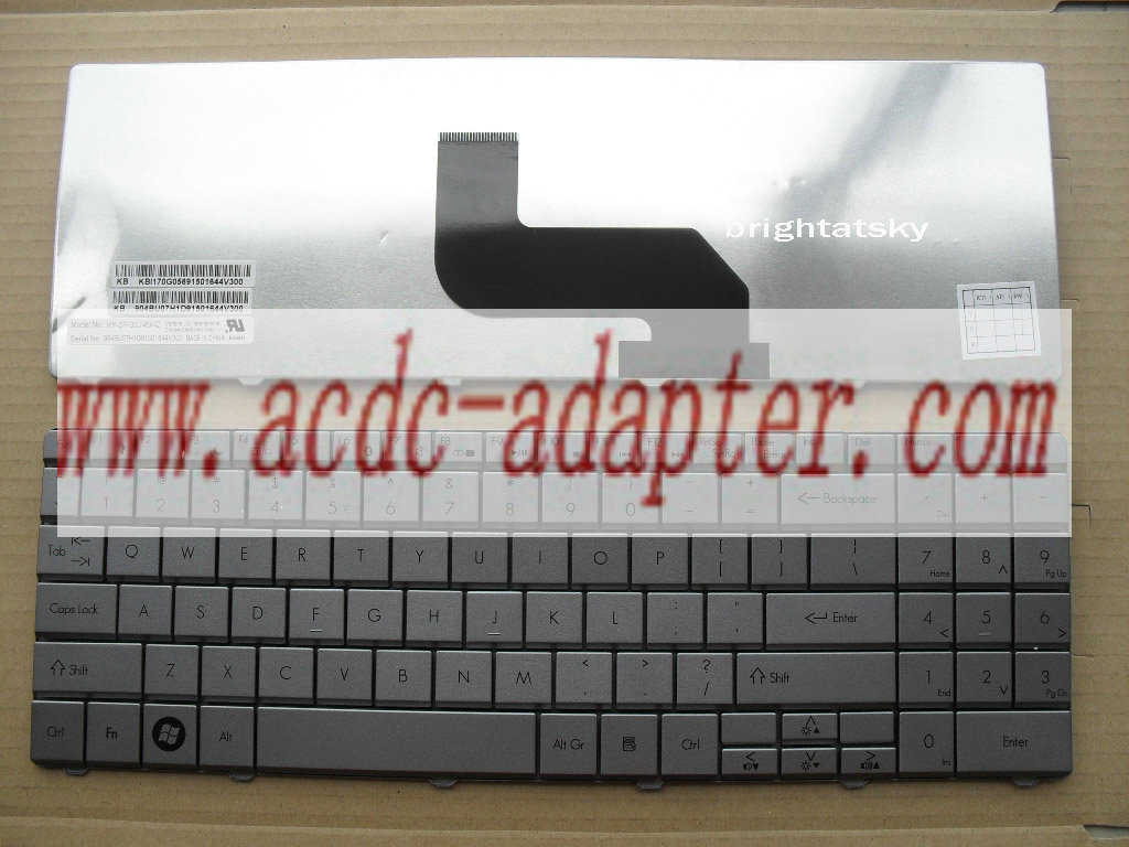 Brand New Gateway EC5409U EC5412U Series US Keyboard Silver Brand New Gateway EC5409U EC5412U Series US Keyboard Silver